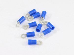 Końcówka Oczkowa M3 Izolowana 3,2mm, 1,5-2,5mm, 10szt