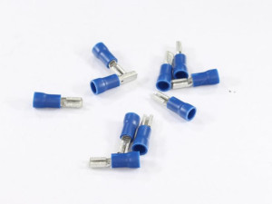 Konektor Płaski 2,8mm Żeński Izolowany, 0,8mm, 1,5-2,5mm