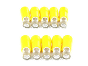 Końcówka Oczkowa M4 Izolowana, 4,3mm, 4-6mm