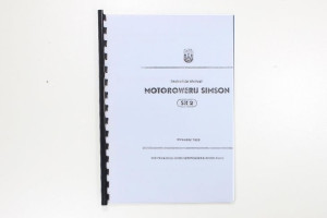 Katalog Instrukcja Obsługi Simson Sr2