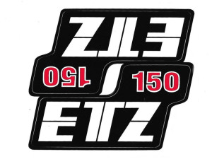 Naklejka Etz 150 Wysoka Kpl 0924 Kat-e 160mm X 145mm