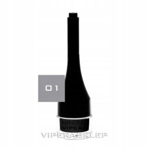 VIPERA Liner do Brwi MINERAL BROW&EYE z pędzelkiem w nakrętce - 01 coal 2 g