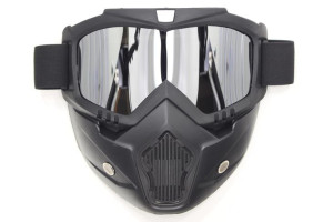 Gogle Wb A-02 Black Dark