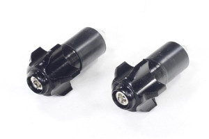 Końcówki Kierownicy Ciężarki Czarne 17mm Oxf-026 Kpl.ox
