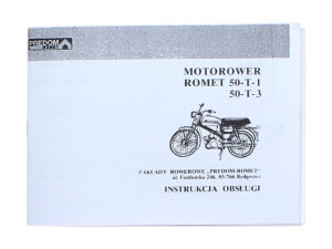 Katalog Instrukcja Obsługi Romet 50-t-1 50-t-3