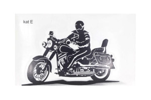 Naklejka Chopper Harley 449 Kat-e 145mm X 100mm