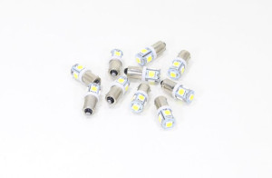 Żarówka 12v 4w T8.5 Ba9s Led 10szt. (brak Ece) Wb