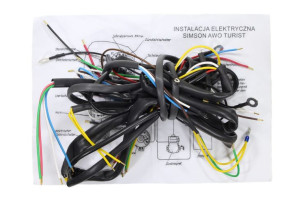 Instalacja Elektryczna Simson Awo 425 Tourist Czarna Ml