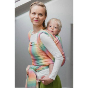 Chusta tkana Jodełka WYOBRAŹNIA bawełna XS LennyLamb