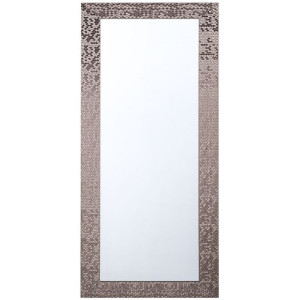 Lustro ścienne 50 x 130 cm brązowe MARANS