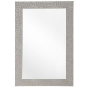 Lustro ścienne 60 x 91 cm szare NEVEZ