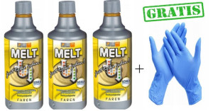 Faren Melt Środek Do Udrażniania Rur Odpływów Syfon 3szt + Gratis