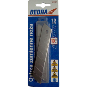 Ostrza Wymienne Łamane 'dedra' 18mm (10szt)