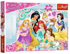 Trefl: Puzzle 200 el. – Radosny świat księżniczek