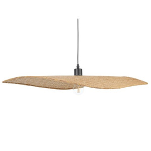 Lampa wisząca bambusowa naturalna GALANA