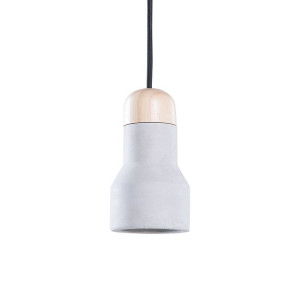 Lampa wisząca betonowa szara APURE