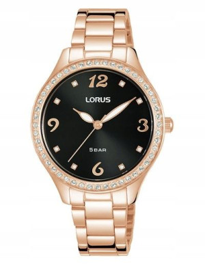 Zegarek damski LORUS RG232TX9 Cyrkonie Złoty