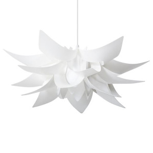 Lampa wisząca biała ALVA
