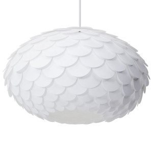 Lampa wisząca biała ERGES