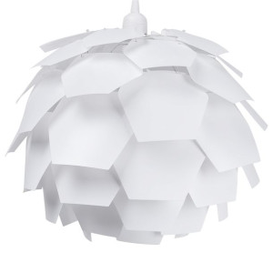 Lampa wisząca biała SEGRE duża