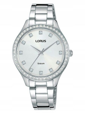 Zegarek damski LORUS RG289RX9 Cyrkonie Srebrny