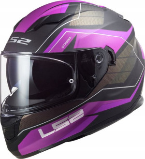 KASK MOTO LS2 FF320 Stream Evo Mercury Purple M