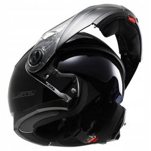 KASK MOTOCYKL LS2 FF325 Strobe czarny L szczęka