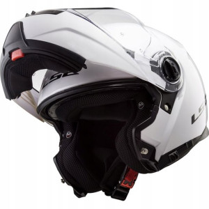 KASK MOTOCYKLOWY LS2 FF325 Strobe biały XL