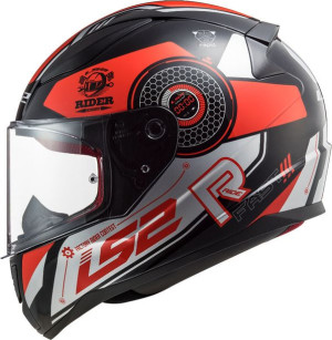 KASK MOTOCYKLOWY LS2 FF353 Rapid Stratus Red M