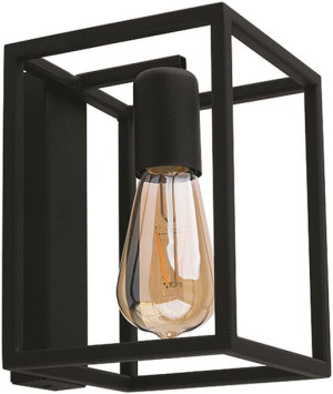 Lampa Ścienna Kinkiet Led Nowodvorski Crate Czarny, Stal 9046