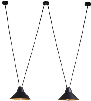 Lampa Wisząca Żyrandol Led Nowodvorski Perm Czarna, Stal 9147