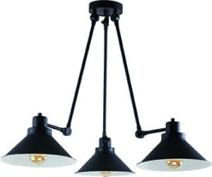 Lampa Sufitowa Żyrandol Led Nowodvorski Techno Czarna, Stal 9142