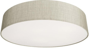 Lampa Sufitowa Plafon Led Nowodvorski Turda Szara, Tkanina 8960
