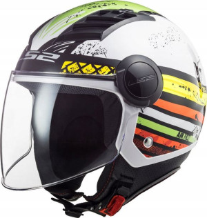 KASK MOTOCYKLOWY LS2 OF562 Airflow Ronnie S jet