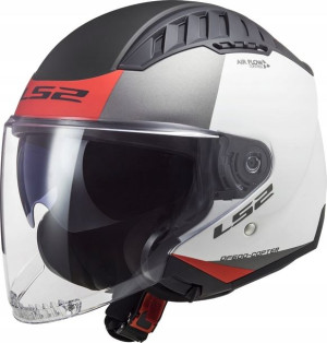 KASK MOTOCYKLOWY LS2 OF600 Copter Urbane red M