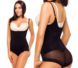x BODY wyszczuplające majtki gorset siateczka  M/L