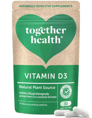 Vitamin D - Witamina D3 1000 IU i Olej Kokosowy (30 kaps.)