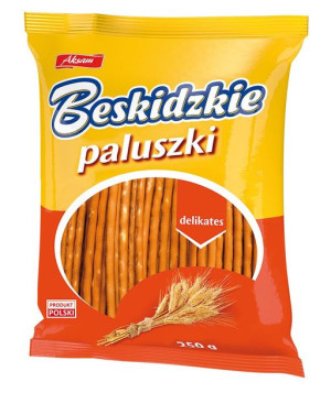 Paluszki Beskidzkie Delikatesowe AKSAM  250g -4szt.