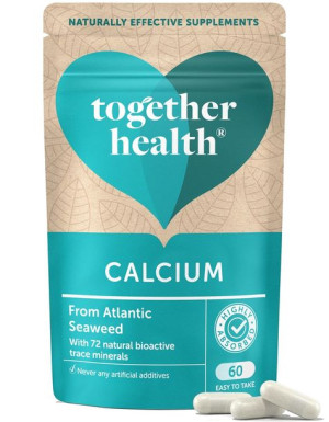 Calcium - from pure calcified seaweed - Wapń (60 kaps.)