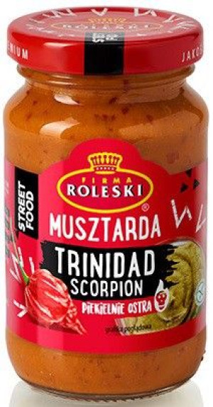 Firma Roleski Street Food Musztarda Trinidad  piekielnie ostra 210 g