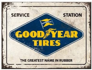 MAGNES GOODYEAR 6X8 cm nostalgic art 14370