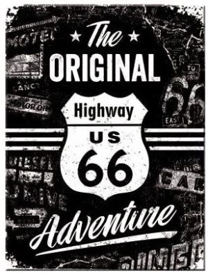 MAGNES ROUTE 66 6X8 cm nostalgic art 14331