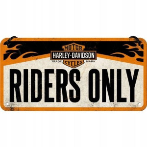 ZAWIESZKA METAL HARLEY RIDERS ONLY nostalgic art