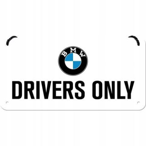 ZAWIESZKA METALOWA BMW DRIVERS ONLY nostalgic art