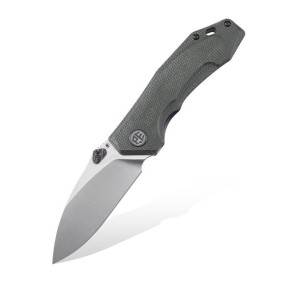Nóż składany Petrified Fish Havrog PF-P04 GRMW Green Micarta