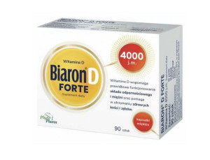 Biaron D Forte 400 j.m., 90 kapsułek - Długi termin ważności!