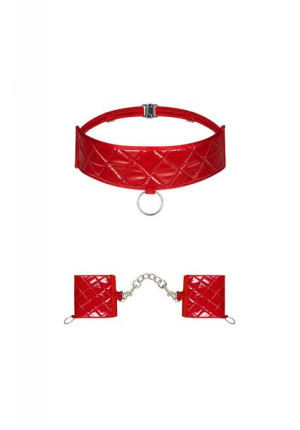 Bielizna-Hunteria kajdanki i choker O/S
