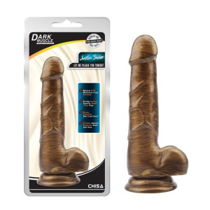 Złote Realistyczne Dildo Eleganckie Justin Sider