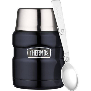 Termos obiadowy z łyżką King 470 ml Thermos - czarny