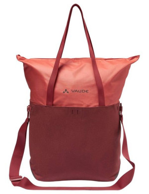 Torba na ramię sakwa rowerowa Vaude City Shop 24 l - czerwona